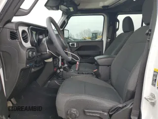 2024 Jeep Wrangler Sport S with VIN 1C4RJXN68RW283543, listed as a Copart auction lot 57752525 with 4,334 mi miles and Salvage title. Bid and sale history available at DreamBid. Image 7.