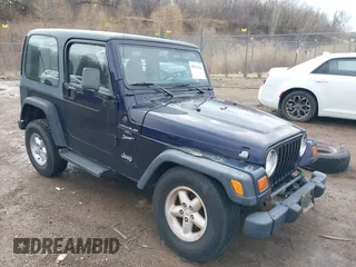 1999 Jeep Wrangler Sport with VIN 1J4FY19S9XP419330, listed as a IAAI auction lot 41913314 with 167,176 mi miles. Bid and sale history available at carsss.com. Image 1.
