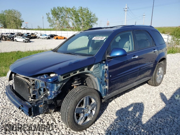 2008 Chevrolet Equinox LS z VIN 2CNDL23F586036186, wystawiony jako Copart lot #52630195 z przebiegiem 99 356 mil mil oraz Szkoda całkowita • Salvage title. Historia ofert i sprzedaży dostępna na DreamBid. Obrazek 1.