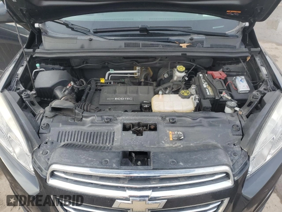 2016 Chevrolet Trax LTZ with VIN KL7CJRSB2GB562166, listed as a Copart auction lot 50413105 with 57,058 mi miles and Salvage Title. Bid and sale history available at carsss.com. Image 12.