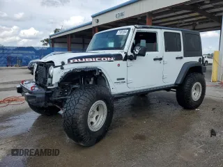 2018 Jeep Wrangler JK Unlimited Rubicon Recon with VIN 1C4BJWFG8JL816211, listed as a Copart auction lot 71461564 with 41,576 mi miles and Salvage Title. Bid and sale history available at carsss.com. Image 1.