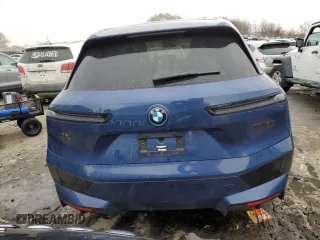 2023 BMW iX M60 with VIN WB533CF01PCM75951, listed as a Copart auction lot 42005405 with 13,540 mi miles and Salvage Title. Bid and sale history available at carsss.com. Image 6.