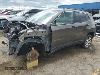 2022 Jeep Compass Latitude Lux with VIN 3C4NJDFB1NT109208, listed as a Copart auction lot 58017015 with Not provided miles and Non repairable. Bid and sale history available at DreamBid. Image 1.