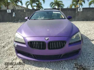 2013 BMW 6 Series 640i with VIN WBA6A0C58DDZ03250, listed as a Copart auction lot 52081974 with 146,345 mi miles and Salvage Title. Bid and sale history available at DreamBid. Image 5.