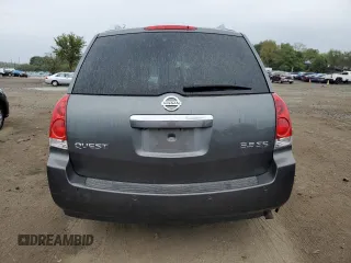 2007 Nissan Quest S with VIN 5N1BV28U27N137298, listed as a Copart auction lot 71587304 with 96,990 mi miles and Salvage Title. Bid and sale history available at carsss.com. Image 6.