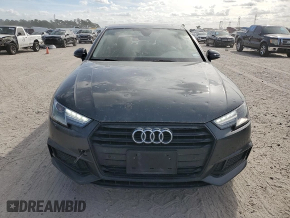 2019 Audi A4 Premium with VIN WAUGMAF46KN018153, listed as a Copart auction lot 49652305 with 80,307 mi miles and Salvage title. Bid and sale history available at DreamBid. Image 5.