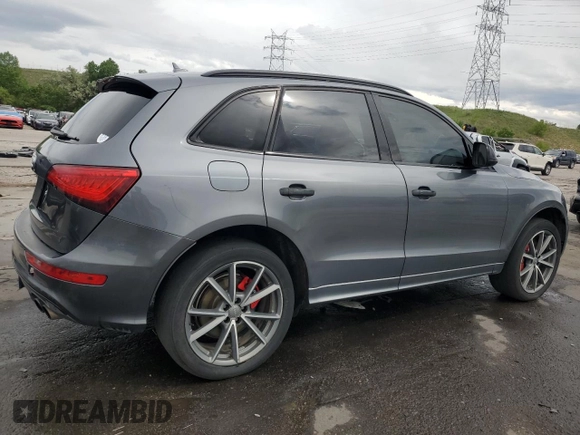 2017 Audi SQ5 Premium Plus z VIN WA1CCAFP4HA002123, wystawiony jako Copart lot #59167535 z przebiegiem 113 321 mil mil oraz Szkoda całkowita • Salvage title. Historia ofert i sprzedaży dostępna na DreamBid. Obrazek 3.