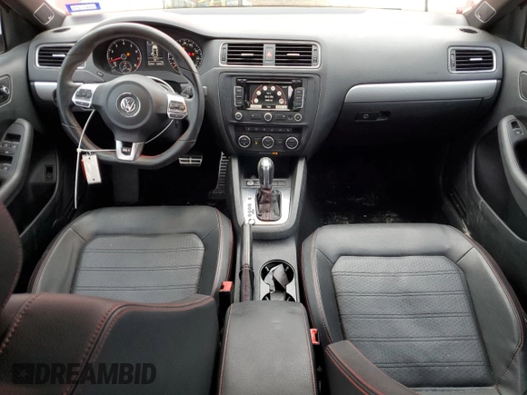 2013 Volkswagen Jetta Autobahn with VIN 3VW4S7AJ7DM455052, listed as a Copart auction lot 44171485 with 56,707 mi miles and Salvage title. Bid and sale history available at DreamBid. Image 8.