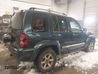 2005 Jeep Liberty Limited with VIN 1J4GL58K65W543215, listed as a IAAI auction lot 41595396 with 177,028 mi miles. Bid and sale history available at carsss.com. Image 4.