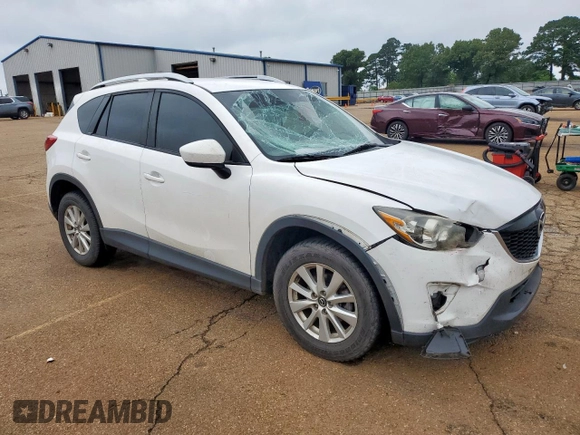 2013 Mazda CX-5 Sport with VIN JM3KE2BE7D0158752, listed as a Copart auction lot 58613615 with 147,110 mi miles and Salvage title. Bid and sale history available at DreamBid. Image 4.
