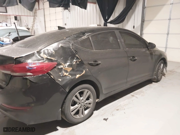 2018 Hyundai Elantra Value Edition with VIN KMHD84LF9JU545086, listed as a IAAI auction lot 41623845 with 128,973 mi miles. Bid and sale history available at carsss.com. Image 6.