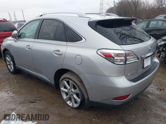 2010 Lexus RX with VIN 2T2BK1BA8AC002354, listed as a IAAI auction lot 41222930 with 117,451 mi miles and . Bid and sale history available at carsss.com. Image 3.