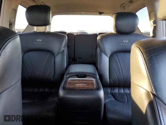 2012 Infiniti QX56 7-passenger with VIN JN8AZ2NE3C9020984, listed as a Copart auction lot 79496474 with 335,406 mi miles and Clean Title. Bid and sale history available at carsss.com. Image 10.