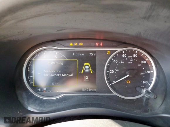 2020 Nissan Kicks SV с VIN 3N1CP5CV3LL536271, выставлен на аукционе Copart как лот 56705175 с пробегом 18 403 миль миль и Списание • Salvage title. История ставок и продаж доступна на DreamBid. Изображение 9.
