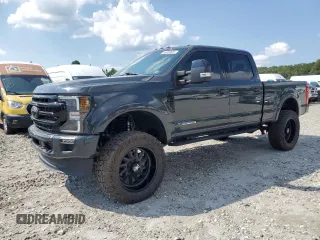 2021 Ford F-250 XL with VIN 1FT8W2BT8MEC50423, listed as a Copart auction lot 66489585 with 43,273 mi miles and Salvage title. Bid and sale history available at DreamBid. Image 1.