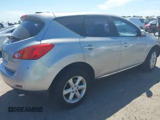 2009 Nissan Murano SL with VIN JN8AZ18U09W101917, listed as a IAAI auction lot 41856099 with 194,809 mi miles. Bid and sale history available at carsss.com. Image 4.