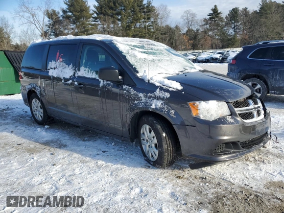 2019 Dodge Grand Caravan SE with VIN 2C4RDGBG8KR704535, listed as a Copart auction lot 42096825 with 51,060 mi miles and Salvage Title. Bid and sale history available at DreamBid. Image 4.