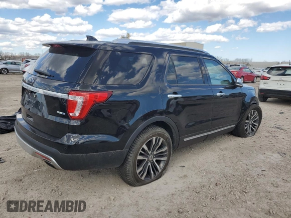 2016 Ford Explorer Platinum with VIN 1FM5K8HT2GGA64843, listed as a Copart auction lot 50070525 with 133,573 mi miles and Salvage Title. Bid and sale history available at DreamBid. Image 3.