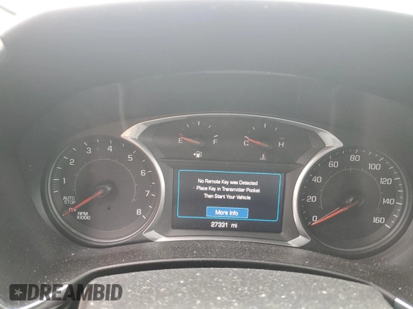 2022 Chevrolet Equinox LT with VIN 3GNAXKEV7NS104735, listed as a Copart auction lot 52773035 with 27,331 mi miles and Clean Title. Bid and sale history available at DreamBid. Image 9.