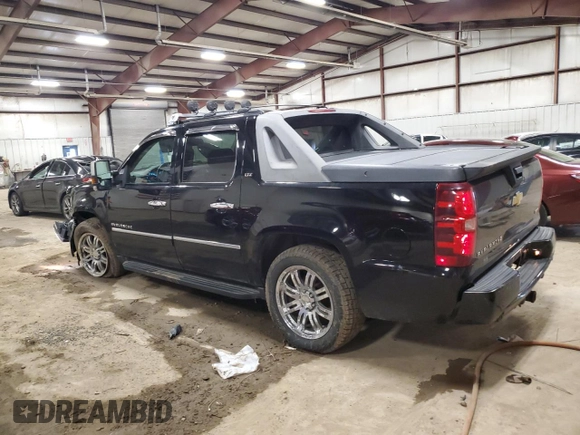 2010 Chevrolet Avalanche LTZ with VIN 3GNVKGE04AG187183, listed as a Copart auction lot 51828355 with 157,706 mi miles and Salvage title. Bid and sale history available at DreamBid. Image 2.