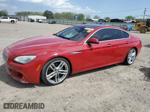 2013 BMW 6 Series 650i with VIN WBA6B2C59DDG66702, listed as a Copart auction lot 52327905 with 112,300 mi miles and Salvage Title. Bid and sale history available at DreamBid. Image 1.