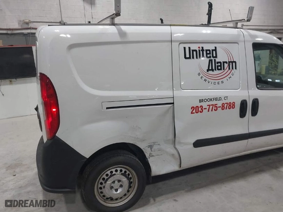 2017 Ram ProMaster City Cargo Van Tradesman with VIN ZFBERFAB2H6G64507, listed as a IAAI auction lot 41833108 with 148,646 mi miles. Bid and sale history available at carsss.com. Image 6.