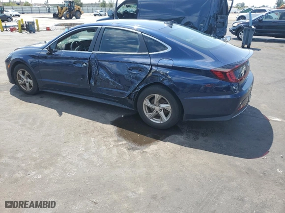 2021 Hyundai Sonata SE with VIN 5NPEG4JA7MH091468, listed as a Copart auction lot 52283885 with 27,103 mi miles and Salvage Title. Bid and sale history available at carsss.com. Image 2.