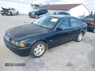2002 BMW 5 Series 530iA with VIN WBADT63442CH91578, listed as a IAAI auction lot 41249127 with 1 mi miles. Bid and sale history available at carsss.com. Image 2.