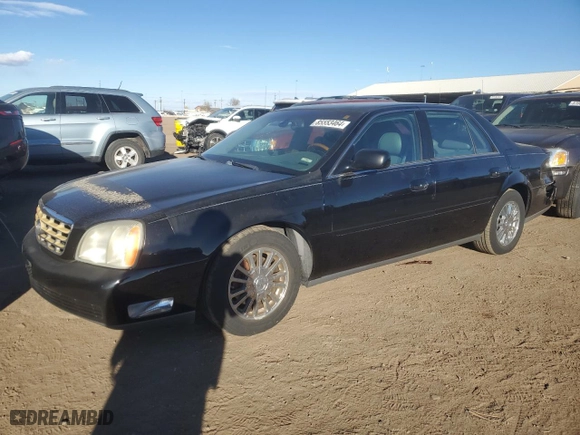 2003 Cadillac DeVille DHS with VIN 1G6KE57Y43U255513, listed as a Copart auction lot 85553464 with 222,210 mi miles and Non Repairable. Bid and sale history available at carsss.com. Image 1.