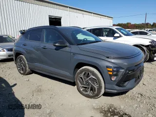 2024 Hyundai Kona N Line with VIN KM8HACA3XRU069998, listed as a Copart auction lot 77043434 with 5,459 mi miles and Salvage Title. Bid and sale history available at DreamBid. Image 4.