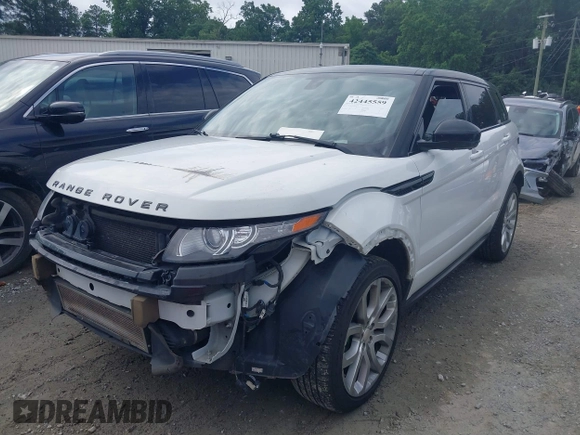 2014 Land Rover Range Rover Evoque Dynamic with VIN SALVT2BG0EH893971, listed as a IAAI auction lot 42445559 with 124,229 mi miles and . Bid and sale history available at DreamBid. Image 2.
