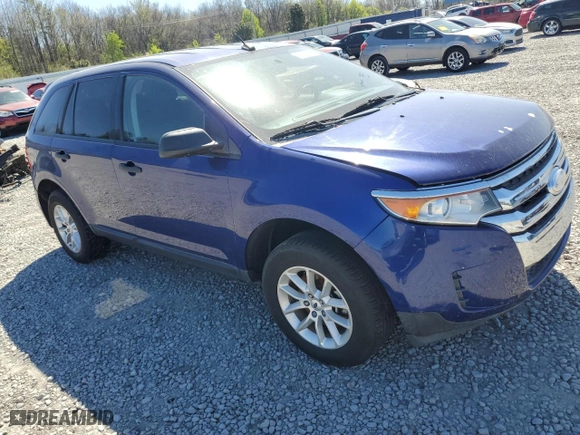 2013 Ford Edge SE with VIN 2FMDK3GC2DBB74214, listed as a Copart auction lot 50134055 with 162,164 mi miles and Clean Title. Bid and sale history available at carsss.com. Image 4.