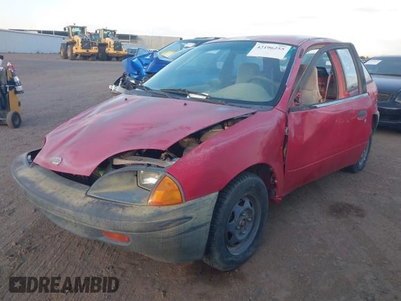 1996 Chevrolet Metro with VIN 2C1MR2269T6774342, listed as a IAAI auction lot 42196255 with 142,330 mi miles and . Bid and sale history available at DreamBid. Image 2.