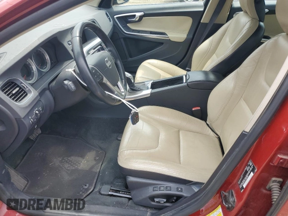 2013 Volvo S60 T5 Premier with VIN YV1612FS3D2227487, listed as a Copart auction lot 60846565 with 113,634 mi miles and Salvage title. Bid and sale history available at DreamBid. Image 7.