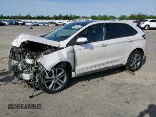 2017 Ford Edge Sport with VIN 2FMPK4AP2HBB43954, listed as a Copart auction lot 52008705 with 105,716 mi miles and Salvage Title. Bid and sale history available at carsss.com. Image 1.