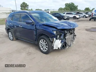 2019 Nissan Rogue SV with VIN JN8AT2MT3KW259937, listed as a IAAI auction lot 42175989 with 155,662 mi miles. Bid and sale history available at carsss.com. Image 1.