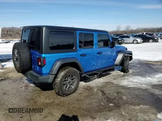 2024 Jeep Wrangler Willys with VIN 1C4PJXDNXRW123485, listed as a Copart auction lot 45659125 with 25,111 mi miles and Salvage title. Bid and sale history available at DreamBid. Image 13.