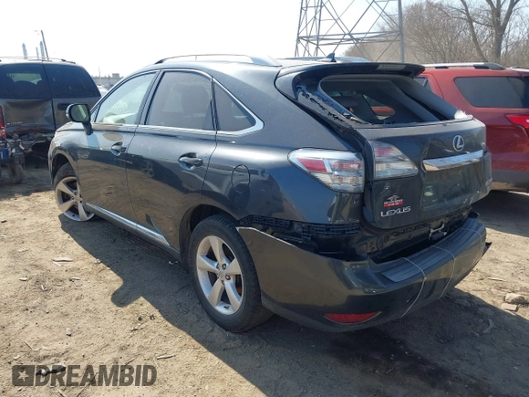 2010 Lexus RX 350 with VIN 2T2BK1BAXAC032746, listed as a IAAI auction lot 41794442 with 138,639 mi miles. Bid and sale history available at carsss.com. Image 3.