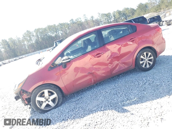 2013 Kia Rio SX with VIN KNADN4A33D6208960, listed as a Copart auction lot 45400445 with 159,617 mi miles and Salvage Title. Bid and sale history available at carsss.com. Image 1.