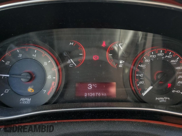 2014 Dodge Dart SXT with VIN 1C3CDFBB3ED772760, listed as a Copart auction lot 48793915 with 213,676 mi miles and Salvage Title. Bid and sale history available at carsss.com. Image 9.