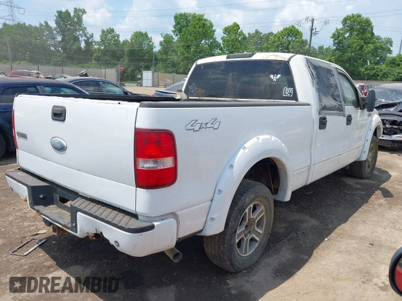 2008 Ford F-150 XLT with VIN 1FTPW14V98KE13656, listed as a IAAI auction lot 42580108 with 175,350 mi miles and . Bid and sale history available at DreamBid. Image 4.