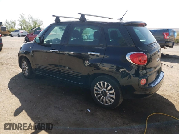 2014 FIAT 500L Easy with VIN ZFBCFABH7EZ020501, listed as a Copart auction lot 52253455 with 144,196 mi miles and Salvage Title. Bid and sale history available at carsss.com. Image 2.