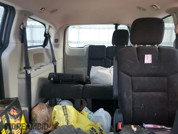 2016 Dodge Grand Caravan SXT with VIN 2C4RDGCG0GR204472, listed as a Copart auction lot 47447125 with 190,321 mi miles and Salvage Title. Bid and sale history available at carsss.com. Image 10.