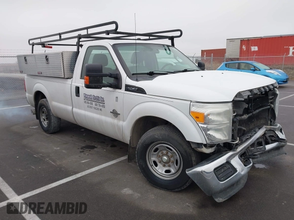 2012 Ford Super Duty F-250 SRW XL with VIN 1FTBF2AT5CEB92423, listed as a IAAI auction lot 41464036 with 151,652 mi miles. Bid and sale history available at carsss.com. Image 1.