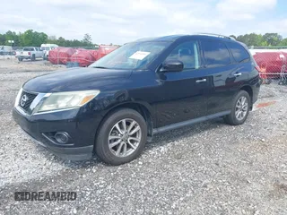 2014 Nissan Pathfinder SV with VIN 5N1AR2MN9EC726078, listed as a IAAI auction lot 42144991 with 176,036 mi miles. Bid and sale history available at carsss.com. Image 2.