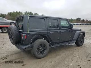 2021 Jeep Wrangler Unlimited Willys with VIN 1C4HJXDN2MW796669, listed as a Copart auction lot 52020745 with 46,826 mi miles and Salvage Title. Bid and sale history available at DreamBid. Image 3.