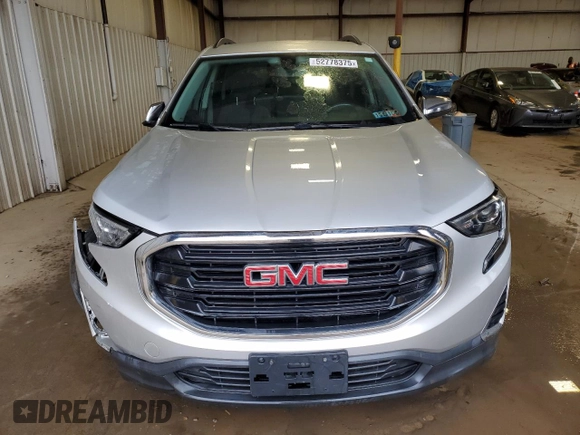 2019 GMC Terrain SLE with VIN 3GKALTEV7KL285727, listed as a Copart auction lot 52778375 with 40,533 mi miles and Salvage Title. Bid and sale history available at DreamBid. Image 5.