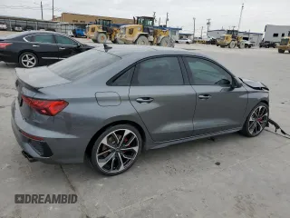 2023 Audi S3 Prestige z VIN WAUJ3DGY5PA099401, wystawiony jako Copart lot #43055445 z przebiegiem 16 731 mil mil oraz Szkoda całkowita • Salvage title. Historia ofert i sprzedaży dostępna na DreamBid. Obrazek 3.