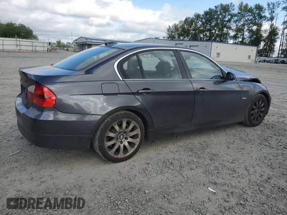 2006 BMW 3 Series 330i with VIN WBAVB33516PS10032, listed as a Copart auction lot 61650944 with 106,804 mi miles and Salvage Title. Bid and sale history available at carsss.com. Image 3.