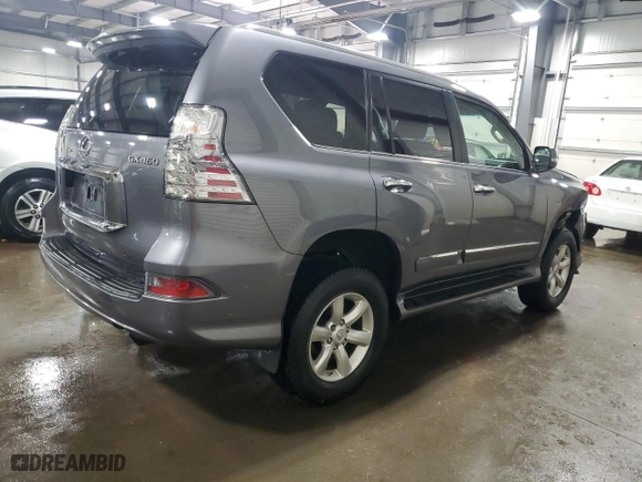 2016 Lexus GX 460 with VIN JTJBM7FX5G5123135, listed as a Copart auction lot 46421895 with 160,736 mi miles and Salvage Title. Bid and sale history available at carsss.com. Image 3.